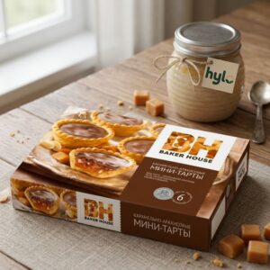 Baker House Caramel & Peanut Mini Tarts, 6 Treats, 240g