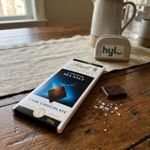 Lindt Excellence Dark Chocolate, A Touch of Sea Salt, 100g