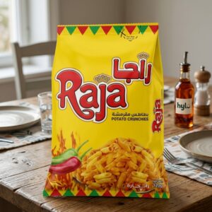 Raja Potato Crunchies Spicy, 120g