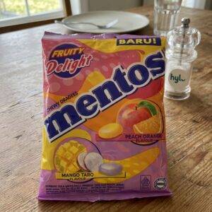 Mentos Fruity Delight Chewy Dragees, 121.5g