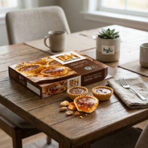 Baker House Caramel & Peanut Mini Tarts, 6 Treats, 240g