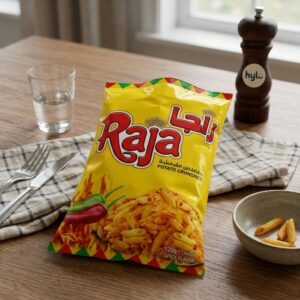 Raja Potato Crunchies Spicy, 120g
