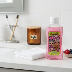Firefly LOL Surprise! Anti-Cavity Fluoride Mouthwash Fruity Berry Flavour, 300ml