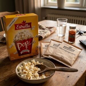 Estrella Popcorn Butter Flavor, 3x80g Microwave Bags