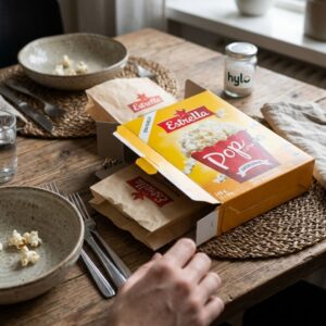 Estrella Popcorn Butter Flavor, 3x80g Microwave Bags