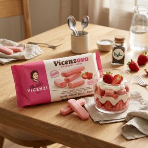 Matilde Vicenzi Vicenzovo Strawberry Ladyfingers, 200g Pack