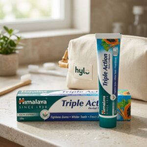 Himalaya Triple Action Herbal Toothpaste, 125g