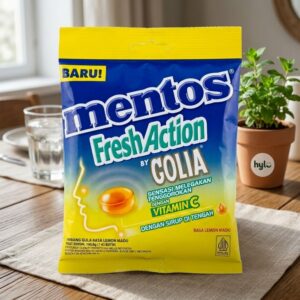 Mentos Fresh Action Honey Lemon Candy, 100.8g