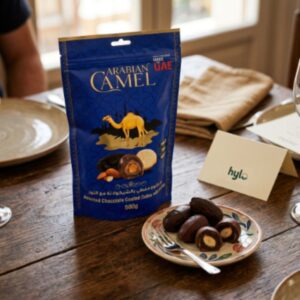 Arabian Camel Dates with Assorted Chocolates and Almonds, 500g