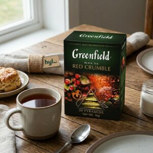 Greenfield Black Tea Redberry Crumble, 36g