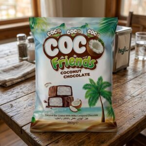 Coco Friends Coconut Chocolate Bar, 380g Pack