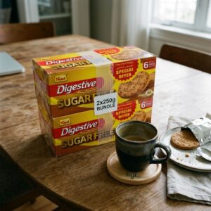 Nabil Digestive Sugar Free Biscuits 6-Pack (Special Offer), 2x250g