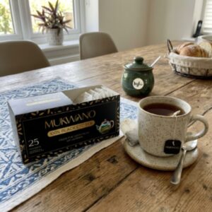 Mukwano 100% Black CTC Tea, 25 Tea Bags, 50g