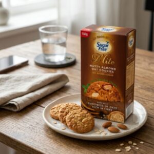 Sugar Free D'lite Nutty Almond Oat Cookies, 150g