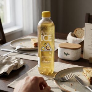 Sparkling Mountain Ice Pineapple Coconut Flavored Sparkling Water, 500ml