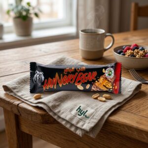 Hungry Bear Peanut Caramel Chocolate Bar, 40g
