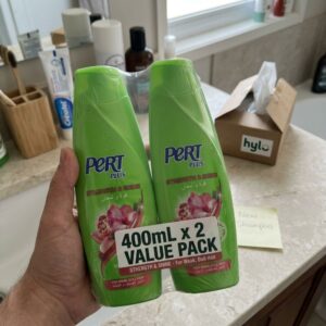 Pert Plus Strength & Shine Shampoo, 400mL x 2 Pack
