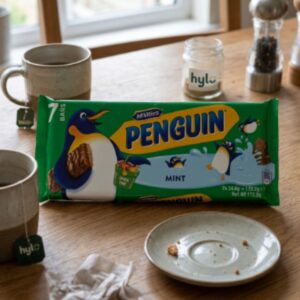 McVitie's Penguin Mint Chocolate Biscuit Bars, 7 Pack, 172.2g