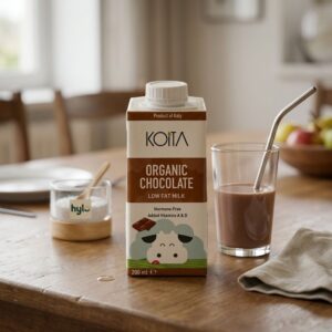 Koita Organic Chocolate Low Fat Milk, 200ml