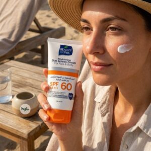 Beauty Clinic Brightening Sun Screen Cream SPF 60 PA+++ for Face & Body, 150ml