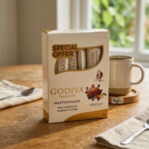 Godiva Masterpieces Milk Chocolate Hazelnut Oyster, 120g
