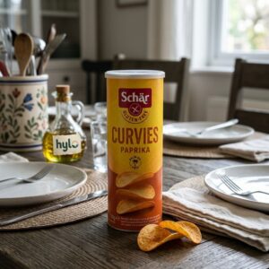 Schar Curvies Paprika Gluten-Free Potato Snacks, 170g