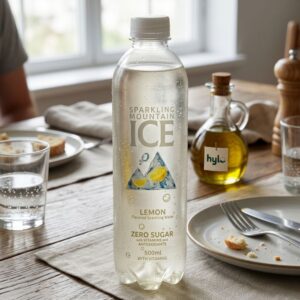 Sparkling Mountain Ice Lemon Flavored Sparkling Water, 500ml