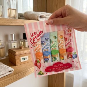 SADOER Fruit Ice Cream Hand Cream Set, 5x30g