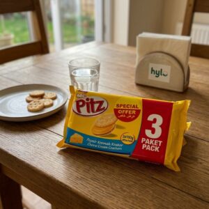 MC Pitz Cheese Cream Crackers, 3x100g