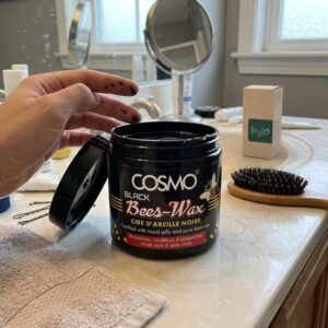 COSMO Black Bees-Wax Hair Styling Cream, 480ml