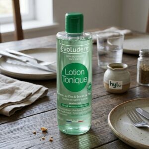 Evoluderm Lotion Tonique Purifying with Zinc & Green Tea Extract, 250mL