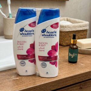 Head & Shoulders Smooth & Silky Anti?Dandruff Shampoo, 350mL x 2 Pack