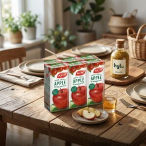 KDD Apple Juice 100% No Preservatives, 6x180ml