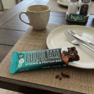 FULFIL Dark Chocolate Salted Caramel Vitamin & Protein Bar, 55g