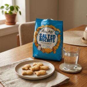 Abu Auf Salted Biscuits, 80g