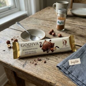 Godiva Masterpieces Milk Chocolate Hazelnut Oyster, 30g