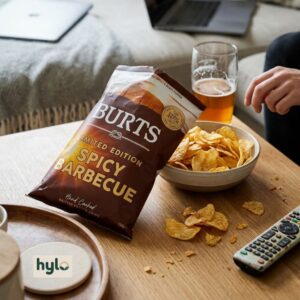 Burts Limited Edition Spicy Barbecue Potato Chips, 150g