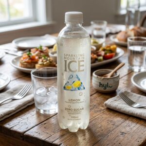 Sparkling Mountain Ice Lemon Flavored Sparkling Water, 500ml
