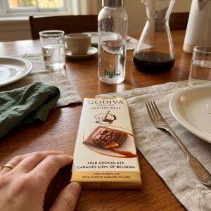 Godiva Masterpieces Milk Chocolate Caramel Lion of Belgium, 83g