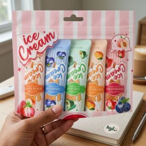 SADOER Fruit Ice Cream Hand Cream Set, 5x30g