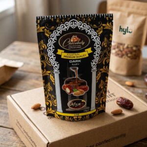 Chocebury Dark Chocolate with Almond & Dates, 150g