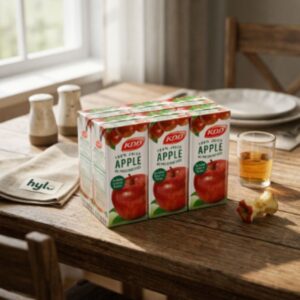 KDD Apple Juice 100% No Preservatives, 6x180ml