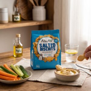 Abu Auf Salted Biscuits, 80g