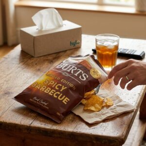 Burts Limited Edition Spicy Barbecue Potato Chips, 150g