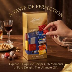 Lindt Swiss Premium Assorted Chocolates, 500g Box (76pcs)