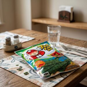 Tao Kae Noi Hot and Spicy Flavoured Crispy Seaweed Snack, 32g
