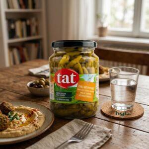 Tat Pickled Chili Peppers, 330g Jar