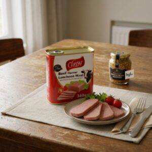 Classy Beef Flavour Luncheon Meat, 340g