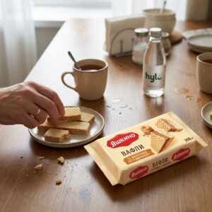 Yashkino Wafers With Boiled Condensed Milk, 200g