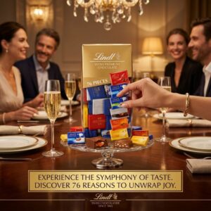 Lindt Swiss Premium Assorted Chocolates, 500g Box (76pcs)